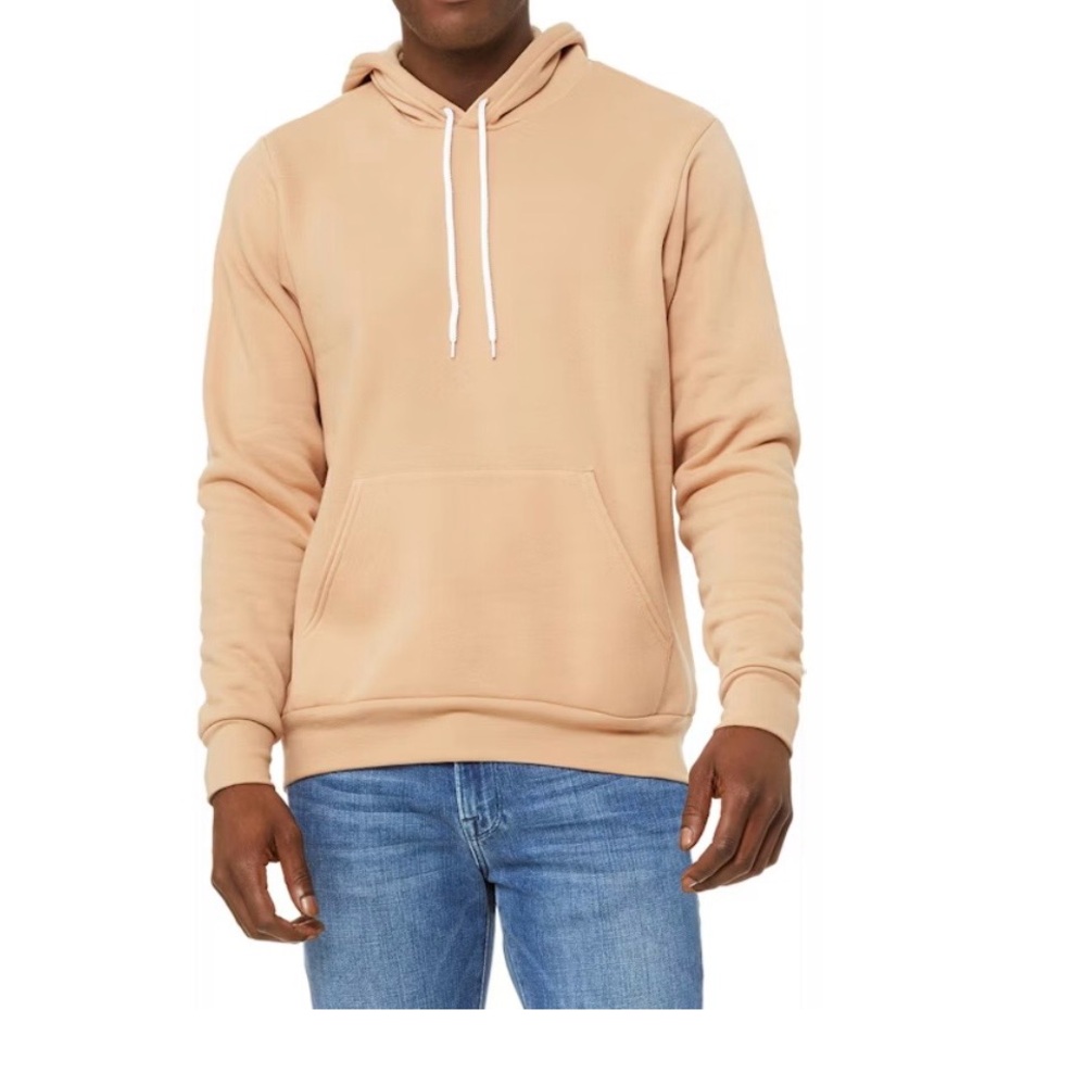 NWOT Bella Canvas Tan Hoodie E14